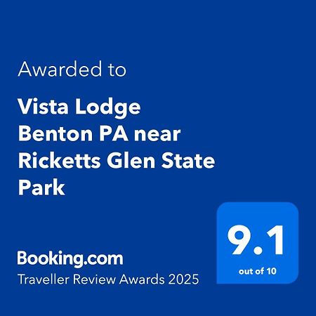 Vista Lodge Benton Pa Near Ricketts Glen State Park Exterior photo